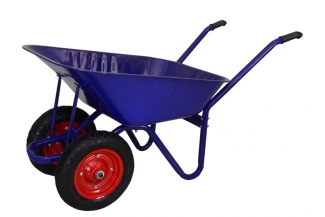 WHEELBARROWS WITH PLASTIC TRAY, METAL TRAY & SPARES