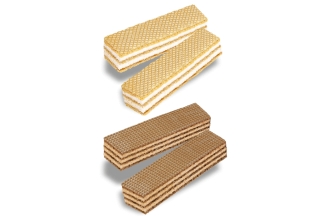 WAFER FLAVORED WITH DIFFERENT TASTES